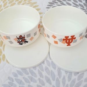 University of Texas toddler food bowls -Officially Licensed Collegiate Products